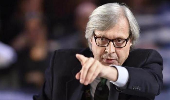 La provocazione di Sgarbi: "Siamo in venti in un ristorante perché ci vogliono privare della libertà"