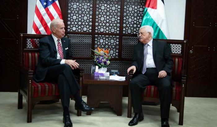 Biden e Abu Mazen