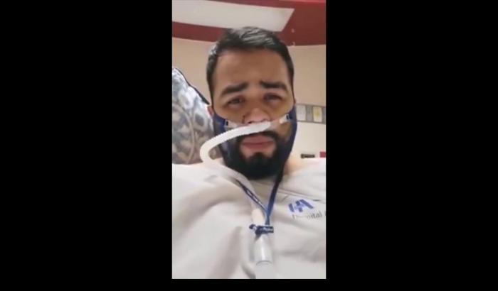 Giovane infermiere gira un video per i suoi cari prima di essere intubato: il giorno dopo muore