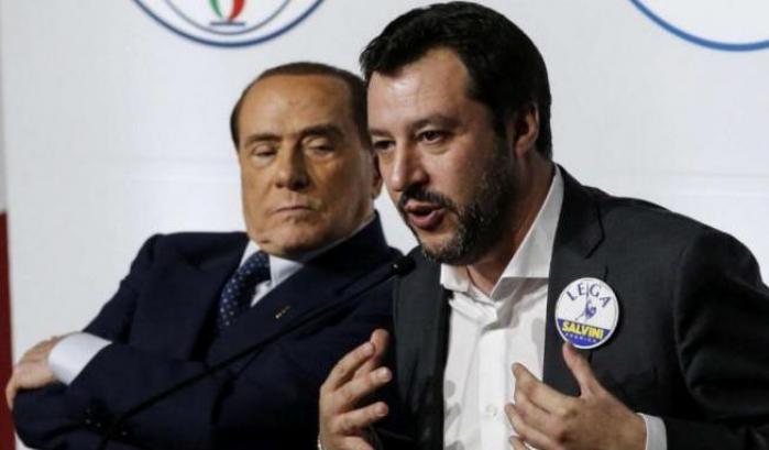 Cala ancora il gradimento della Lega tra gli elettori: risale Berlusconi