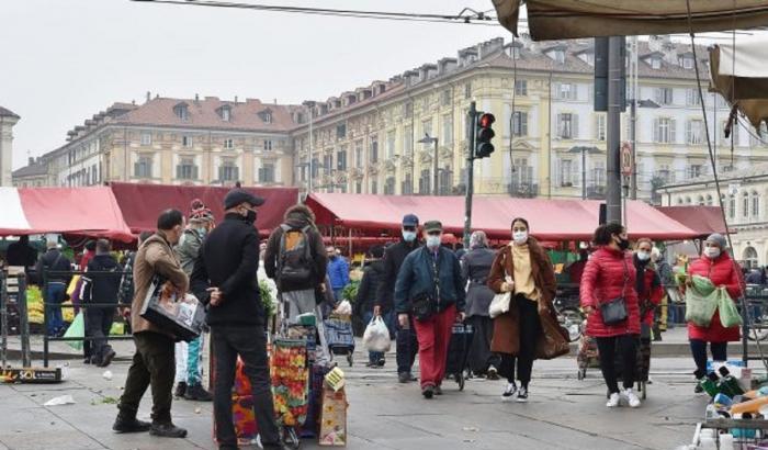 Assembramenti a Torino