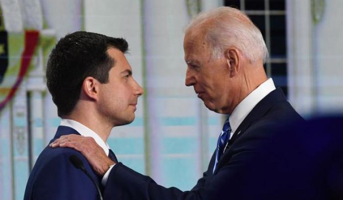 Pete Buttigieg e Joe Biden