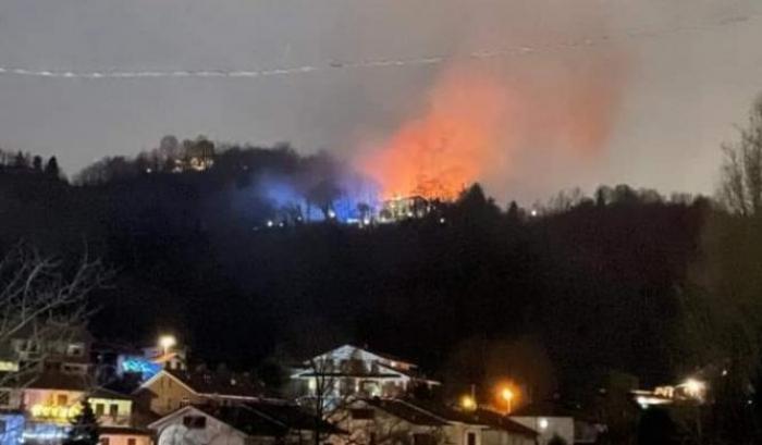 Un incendio ha devastato la casa del fratello di Luca Cordero Montezemolo