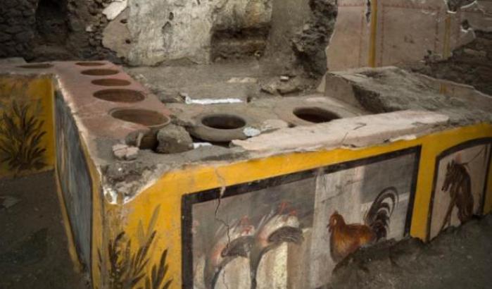 Torna alla luce a Pompei la bottega dello street food ai tempi dei romani