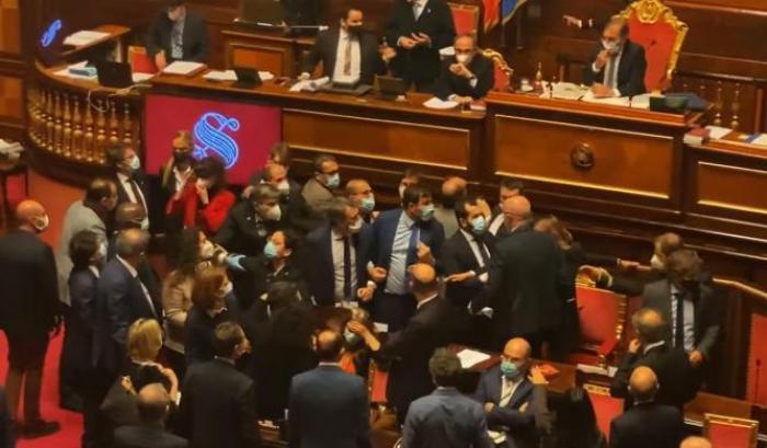 Rissa al Senato