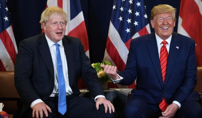 Boris Johnson e Trump