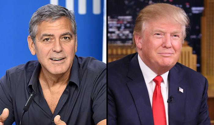 Clooney e Trump