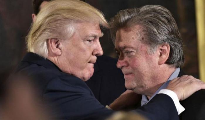 Tentato golpe di Capitol Hill: citati a giudizio quattro collaboratori di Trump tra cui Bannon