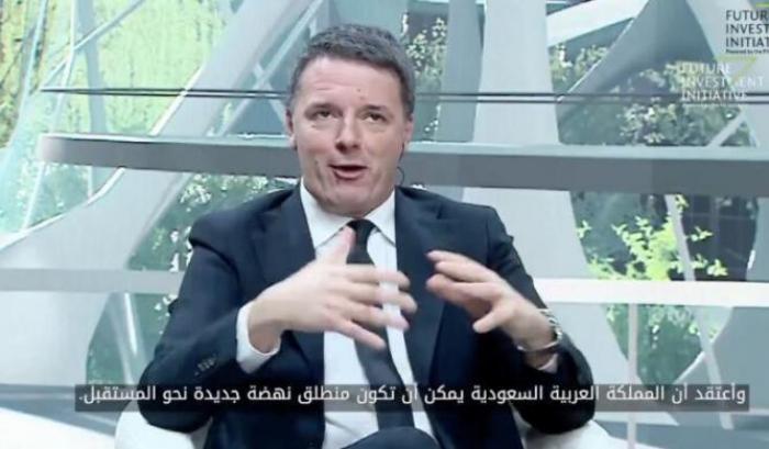 Renzi dimentica l'assassinio di Khashoggi: "L'Arabia Saudita sarà il centro del nuovo Rinascimento"