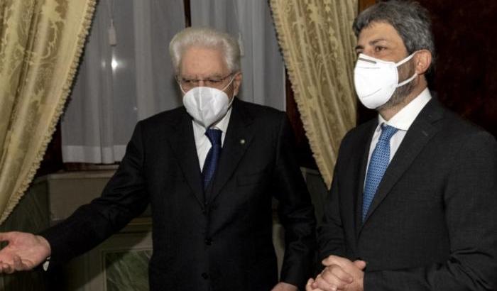 Sergio Mattarella e Roberto Fico