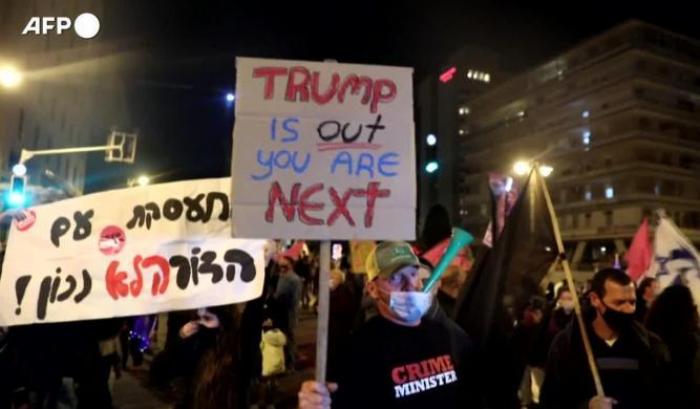 Proteste in Israele contro Netanyahu
