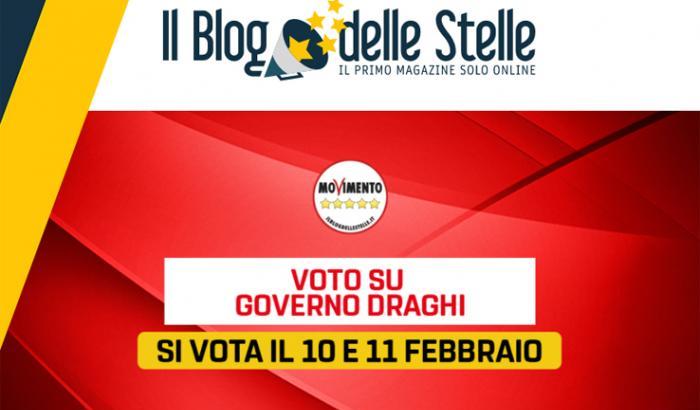 Il M5s dilaniato chiede aiuto a Rousseau: sarà la base a decidere sulla fiducia a Draghi