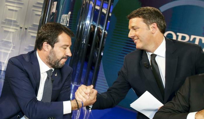 E ora Renzi strizza l'occhio a Salvini: "La Lega sta diventando un partito diverso"