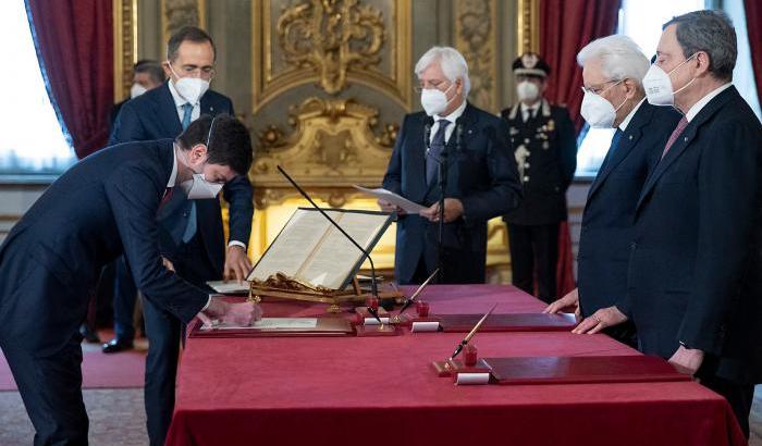 Speranza, Mattarella e Draghi