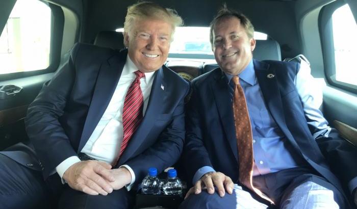 Trump e l'attorney general del Texas, Ken Paxton