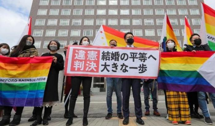 Manifestazione per i diritti Lgbtqi+ in Giappone