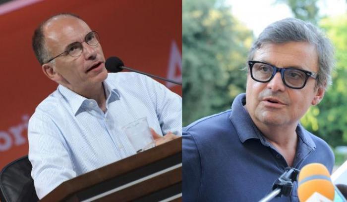 Enrico Letta e Carlo Calenda