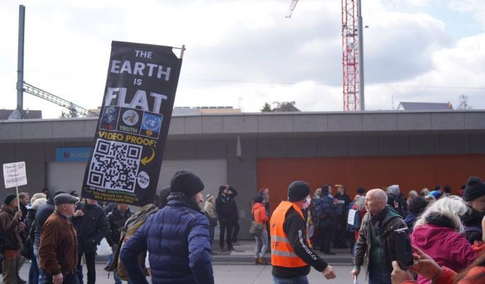 Manifestazioni anti Covid a Liestal