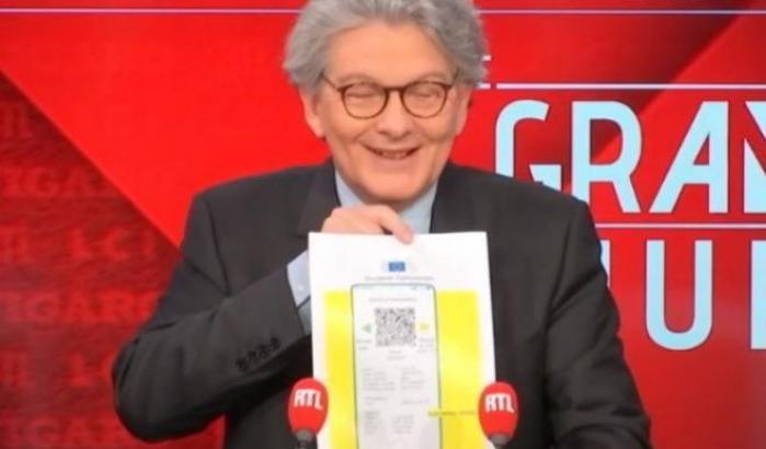 L'annuncio di Breton: "Passaporto sanitario Ue da giugno e immunità di gregge a luglio"