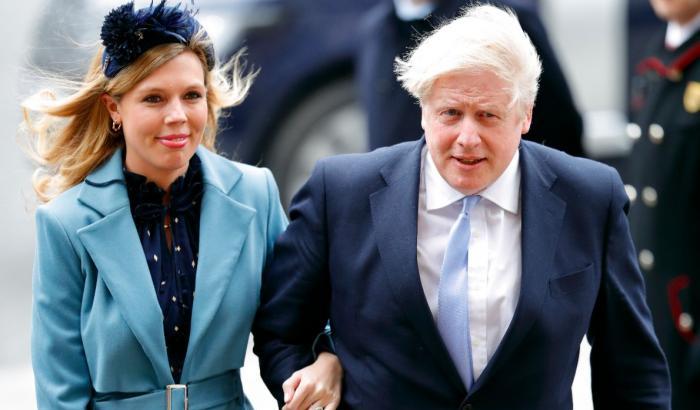 Boris Johnson e la fidanzata Carrie Symonds