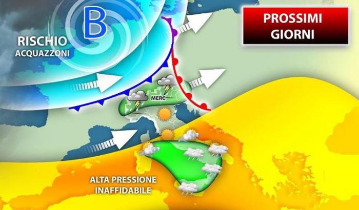 Meteo 4-6 maggio 2021