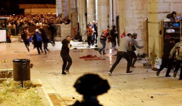 Scontri alla Moschea di Al Aqsa