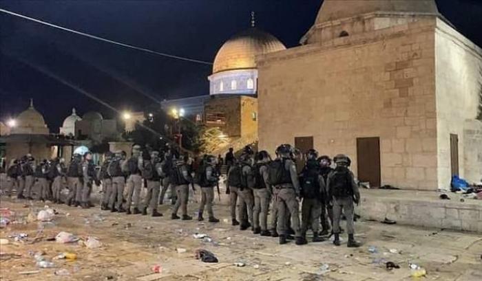 Scontri alla spianate delle moschee a Gerusalemme