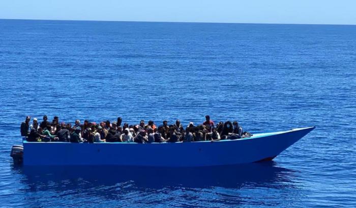 Migranti approdati a Lampedusa