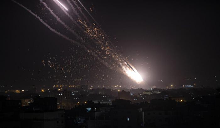 Bombardamenti nella striscia di Gaza