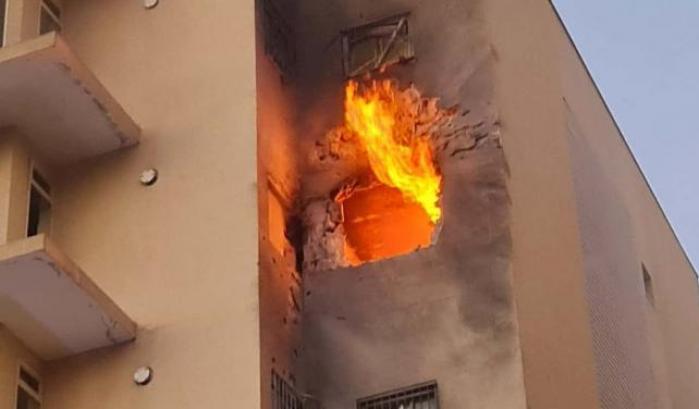 Missile di Hamas contro una casa a Sderot