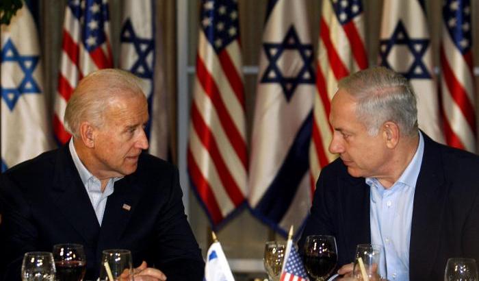 L'incontro tra Biden e Netanyahu nel 2020
