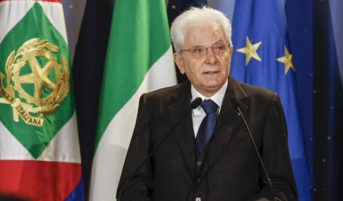 Il presidente della Repubblica Sergio Mattarella