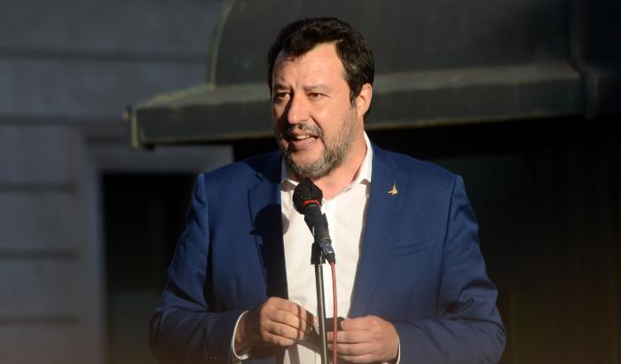 Il leader leghista Matteo Salvini