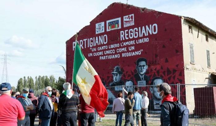Il murale ''Partigiano Reggiano''