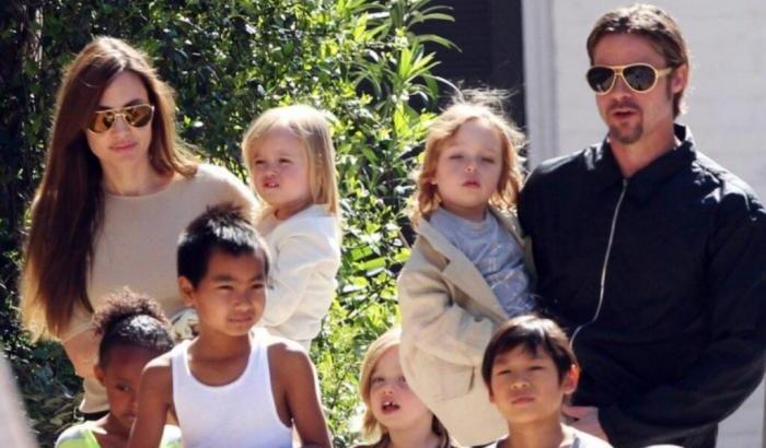 Brad Pitt, Angelina Jolie e i loro figli