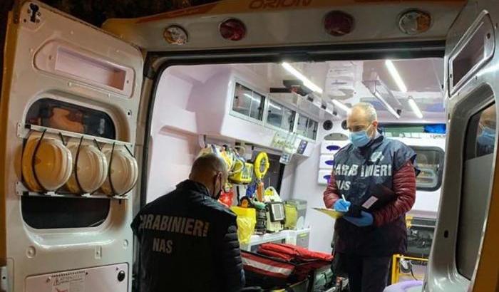 Controlli Nas nelle ambulanze