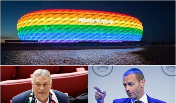 L'Uefa (che delusione) si inchina a Orban: niente luci arcobaleno durante Germania-Ungheria