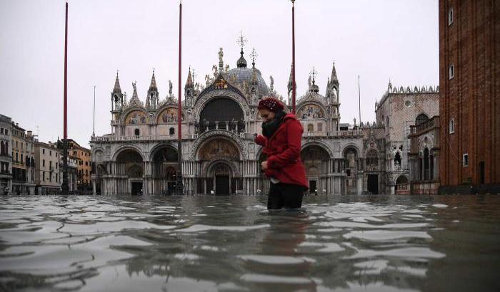 Acqua alta a Venezia