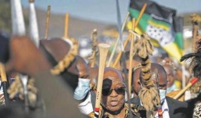 L'ex presidente sudafricano, Jacob Zuma