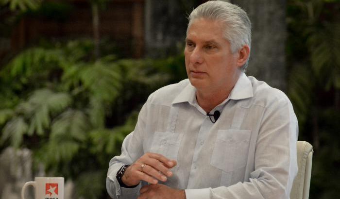 Il presidente cubano Miguel Diaz-Canel