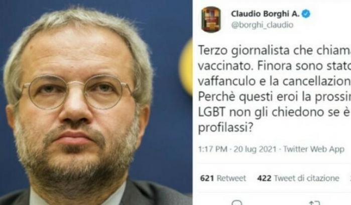 La solita Lega: Borghi accosta l'infezione da Hiv alla comunità Lgbt, è polemica