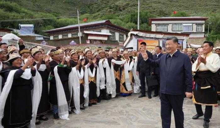 Xi Jinping in Tibet