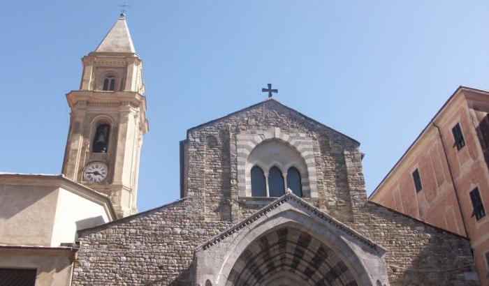 La cattedrale di Ventimiglia Alta (Imperia).