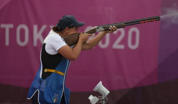 Diana Bacosi ha conquistato la medaglia d'argento nello skeet femminile alle Olimpiadi di Tokyo 2020