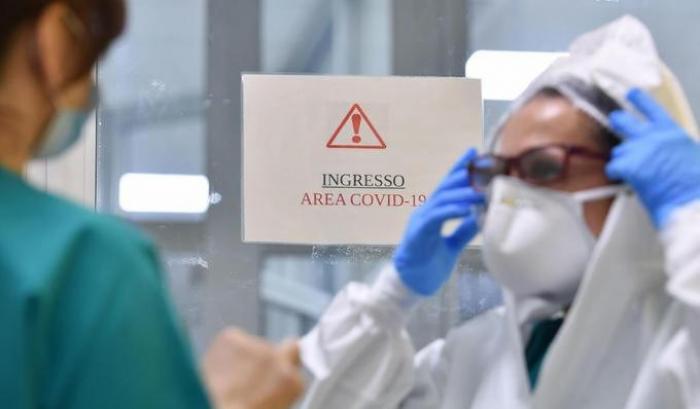 Area Covid in ospedale