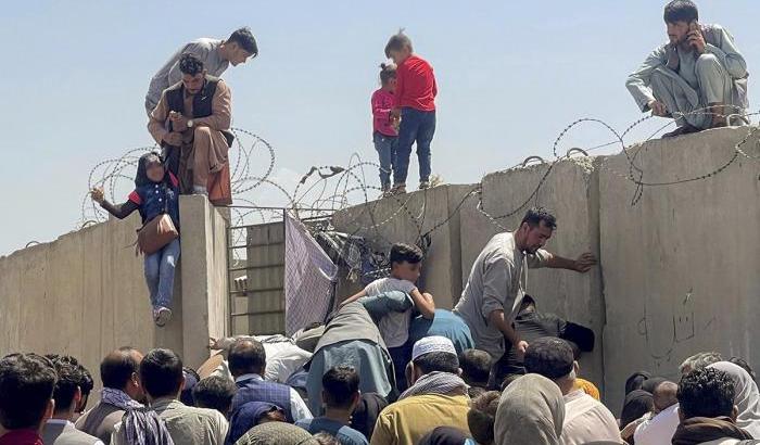 Caos all'aeroporto di Kabul