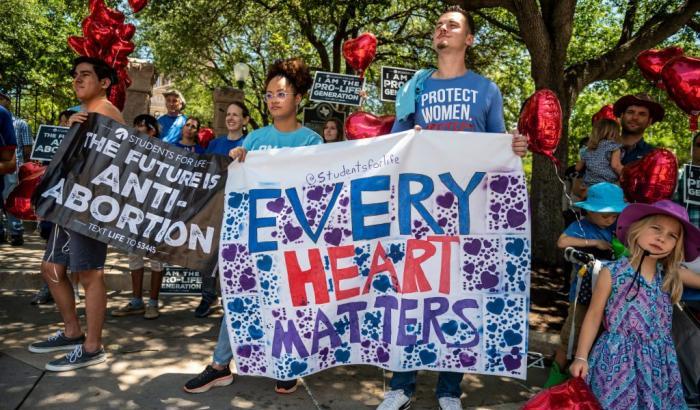 Manifestazione anti-aborto in Texas