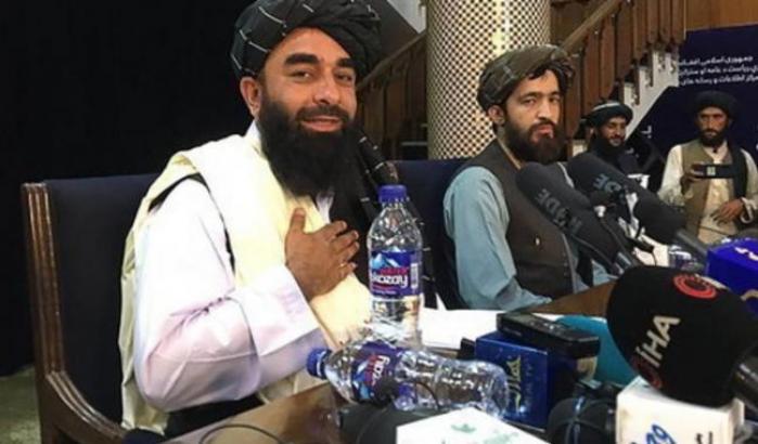 Il portavoce dei talebani Zabiullah Mujahid