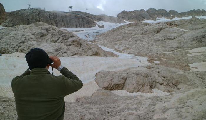 Allarme Marmolada: il volume del ghiaccio sta continuando a ridursi