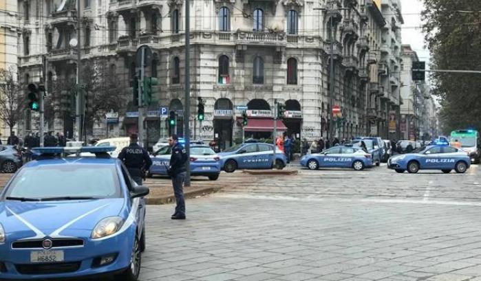 Polizia nel luogo della sparatoria a Trieste